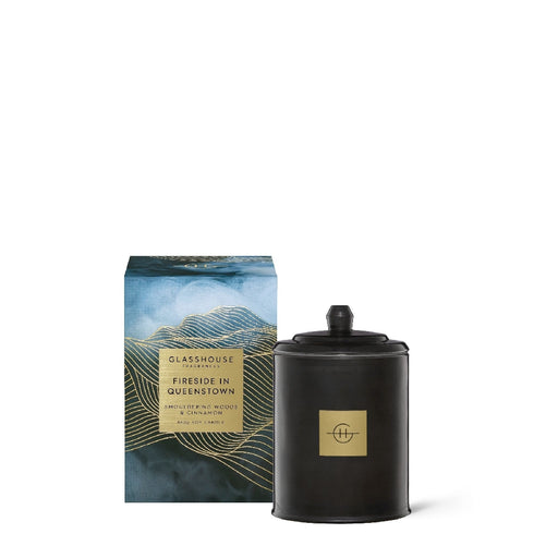 Glasshouse Candle 380g - Fireside in Queenstown - Kitchen Antics