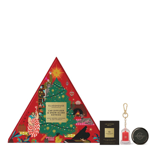 Glasshouse Car Diffuser and Key Ring Gift Set - Christmas 2023