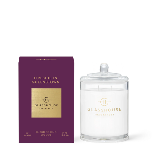 Glasshouse Candle 380g - Fireside in Queenstown