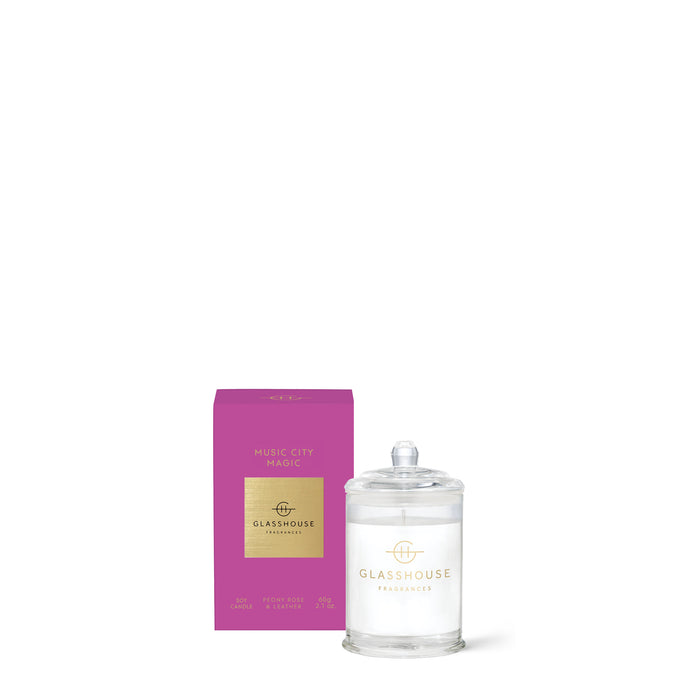 Glasshouse Candle 60g - Music City Magic