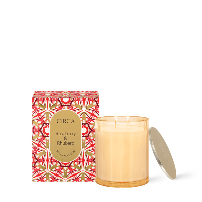 Circa 350g Candle Christmas 2024 - Raspberry & Rhubarb