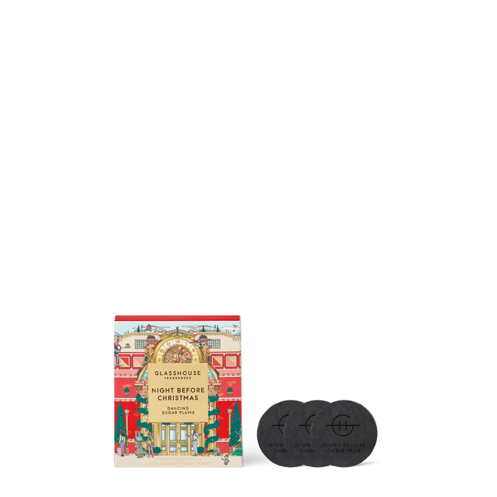 Glasshouse Car Diffuser Replacement 3 Pack - Night Before Christmas 2025