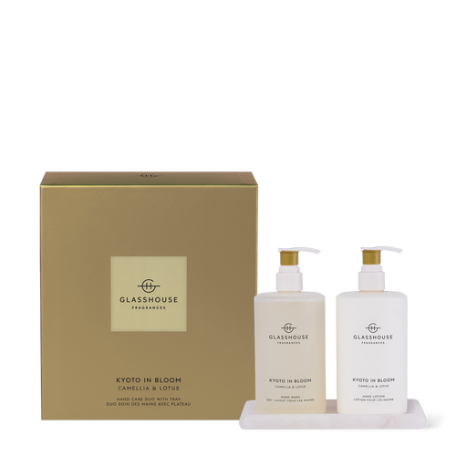 Glasshouse Hand Wash & Lotion Tray Set - Kyoto In Bloom