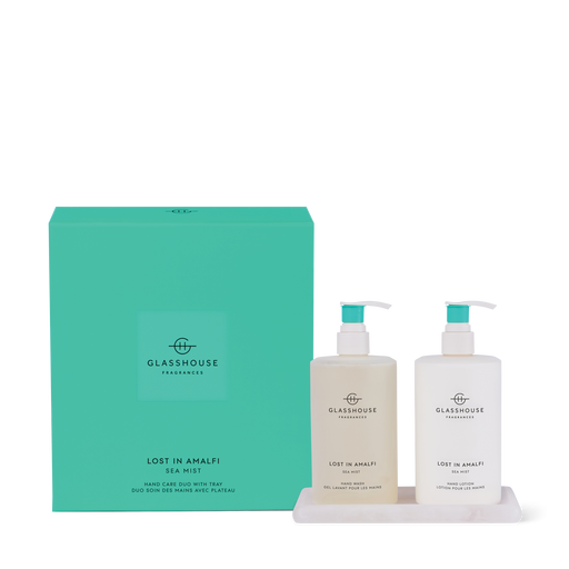 Glasshouse Hand Wash & Lotion Tray Set - Lost In Amalfi