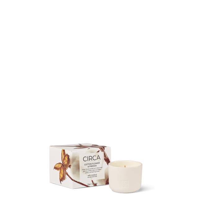 Circa Candle 70g - Cotton Flower & Freesia