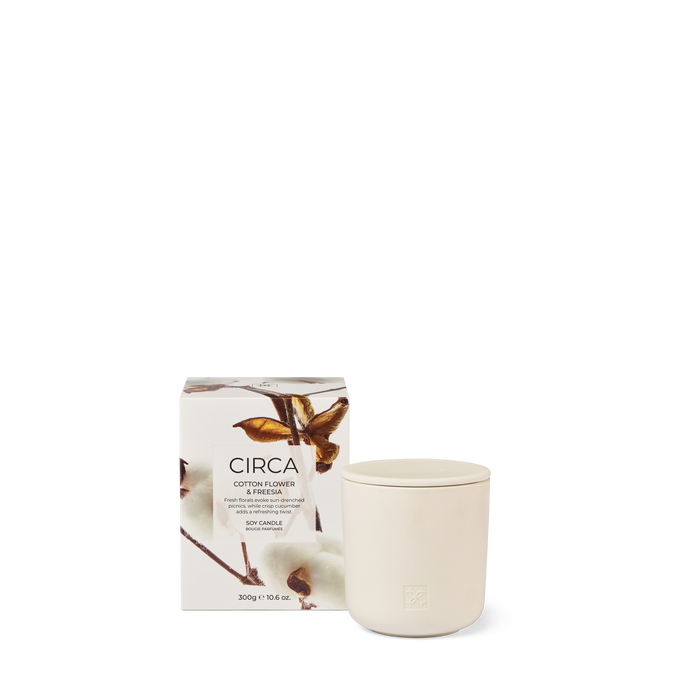 Circa Candle 300g - Cotton Flower & Freesia