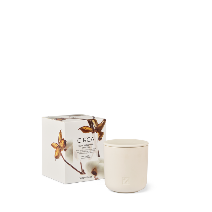 Circa Candle 300g - Cotton Flower & Freesia