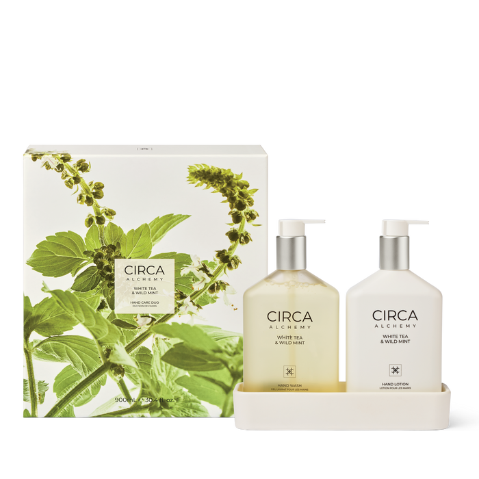 CIRCA Alchemy Hand Care Duo 900ml - White Tea & Wild Mint