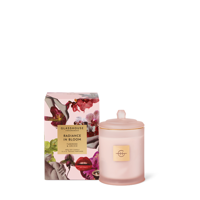 Glasshouse Candle 380ml - Radiance in Bloom