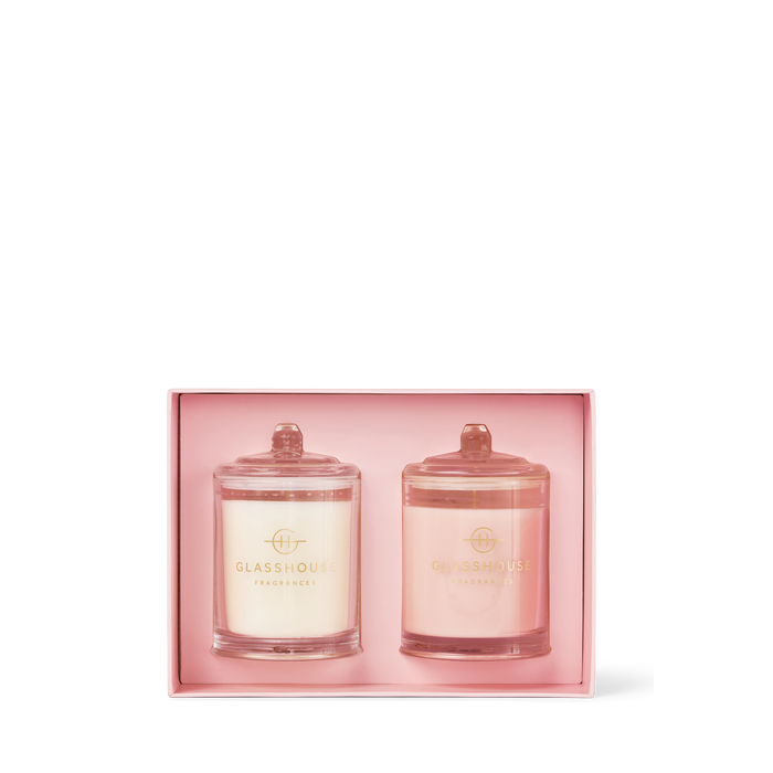 Glasshouse Candle Duo Set - Radiance in Bloom & Velvet Rhapsody