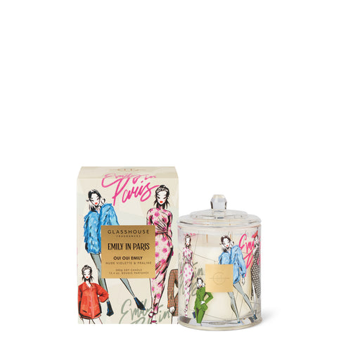 Glasshouse Candle 380g - Emily in Paris - Oui Oui Emily