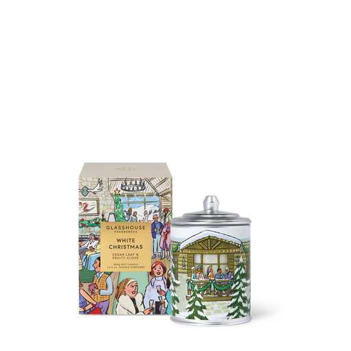 Glasshouse Candle 380g - White Christmas 2026