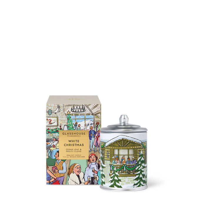 Glasshouse Candle 380g - White Christmas 2026