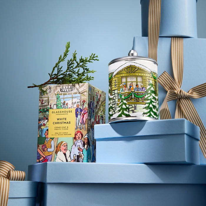 Glasshouse Candle 380g - White Christmas 2026