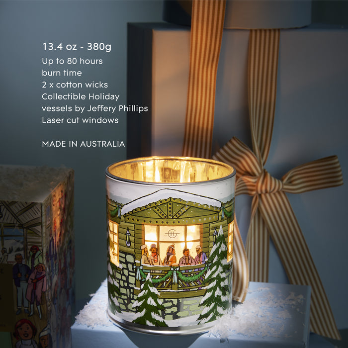 Glasshouse Candle 380g - White Christmas 2026