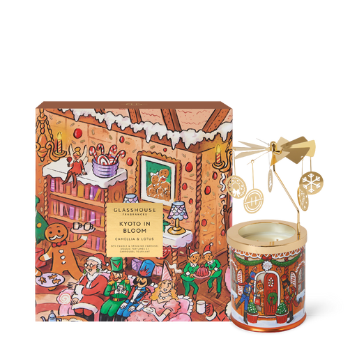 Glasshouse Spinning Carousel Candle 380g - Kyoto In Bloom 2026