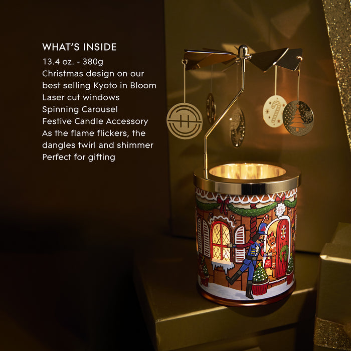 Glasshouse Spinning Carousel Candle 380g - Kyoto In Bloom 2026