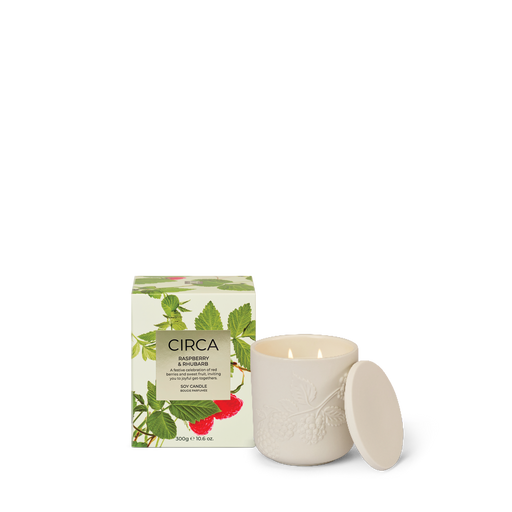 Circa 300g Candle Christmas 2026 - Raspberry & Rhubarb
