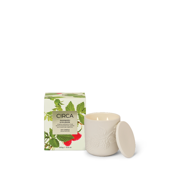 Circa 300g Candle Christmas 2026 - Raspberry & Rhubarb