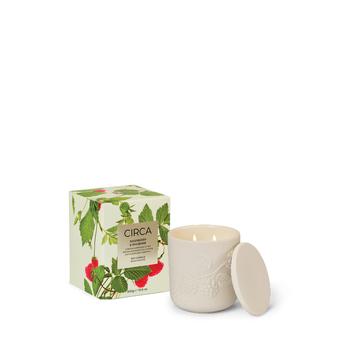 Circa 300g Candle Christmas 2026 - Raspberry & Rhubarb