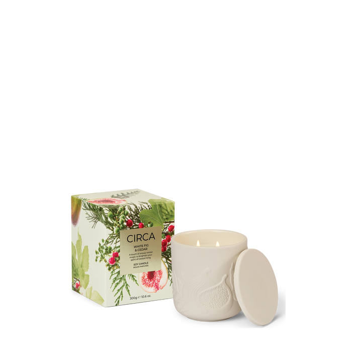 Circa 300g Candle Christmas 2026 - White Fig & Cedar