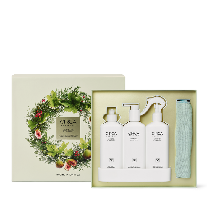 Circa Kitchen Trio 900ml Christmas 2026 - White Tea & Wild Mint