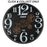 Cog Wall Clock Modern Paris 60cm - Black - Kitchen Antics
