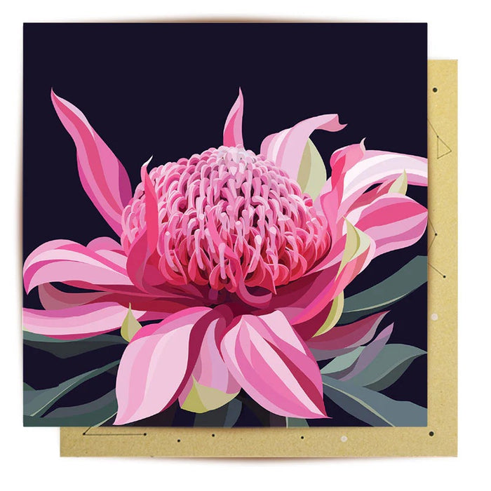 La La Land Card - Blooming Waratah