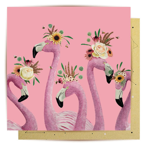 La La Land Card - Flamingo Ladies