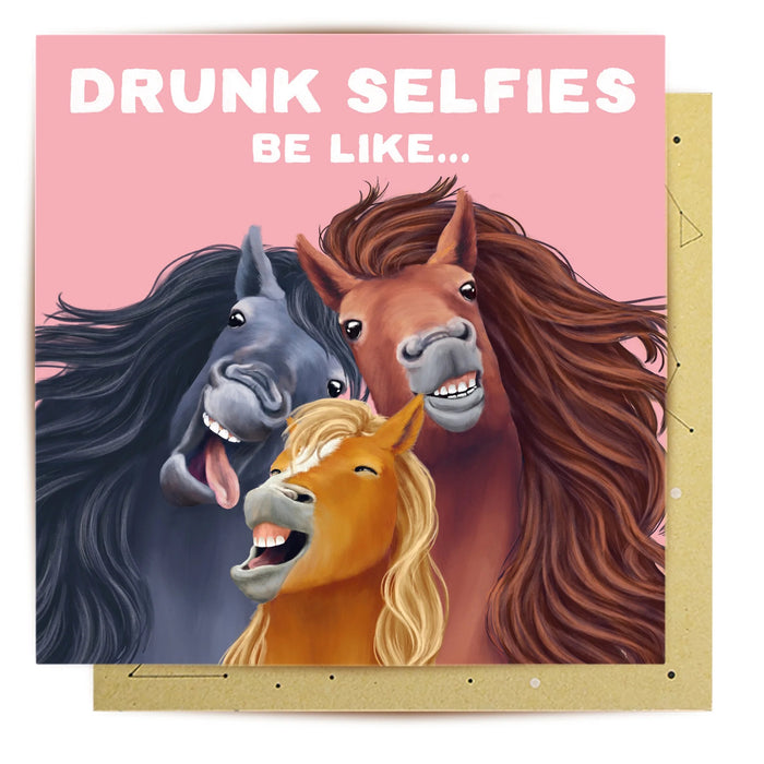 La La Land Card - Drunk Selfies