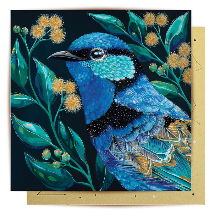 La La Land Card - Clancy Fairy Wren