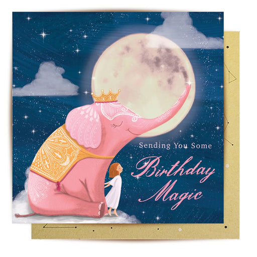 La La Land Card - Birthday Magic Elephant