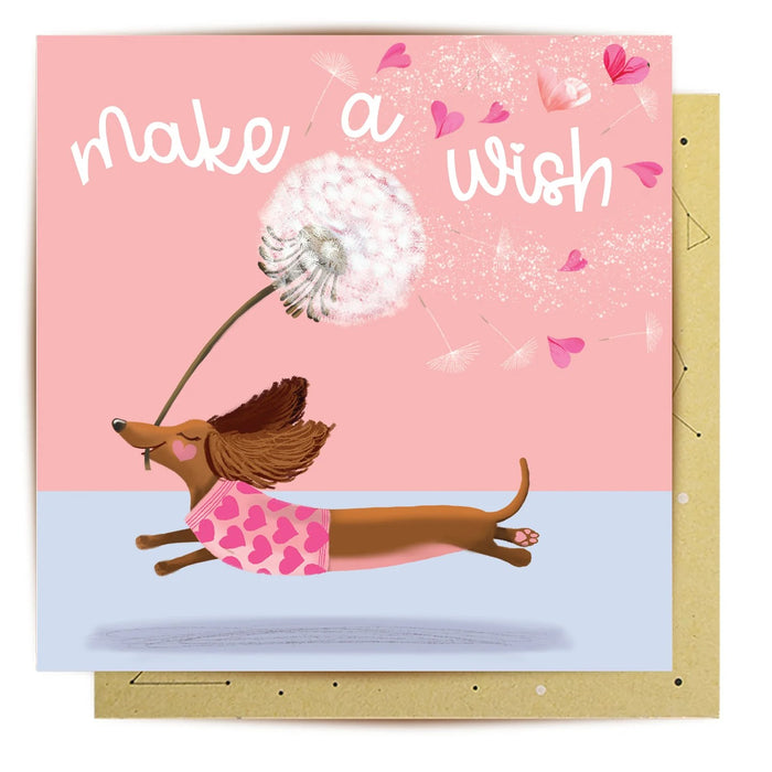 La La Land Card - Make A Wish Duchshund