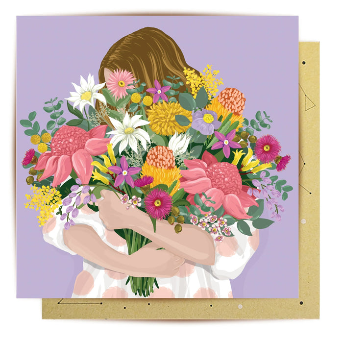 La La Land Card - Bouquet Hug