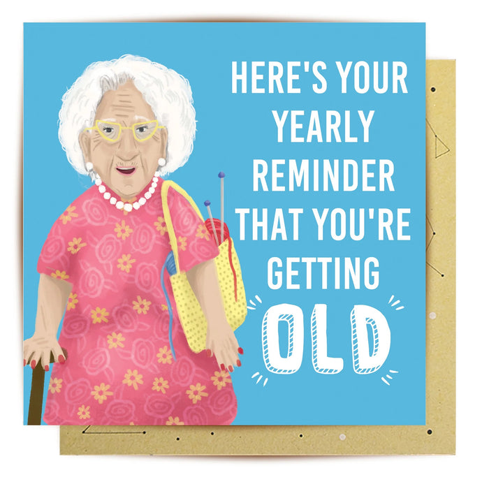 La La Land Card - Old Lady