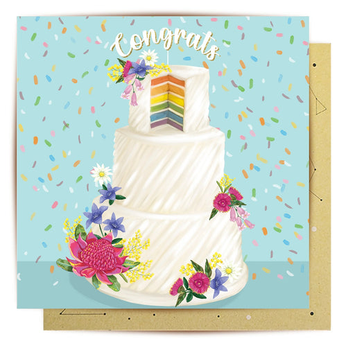 La La Land Card - Wedding Cake Confetti