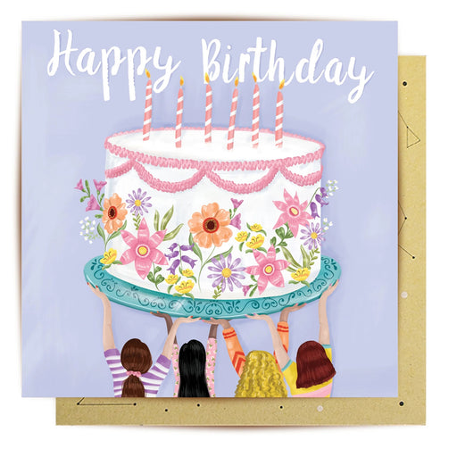 La La Land Card - Friends and Cake