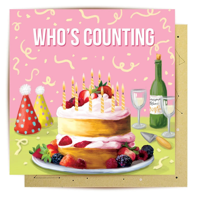 La La Land Card - Who's Counting Confetti