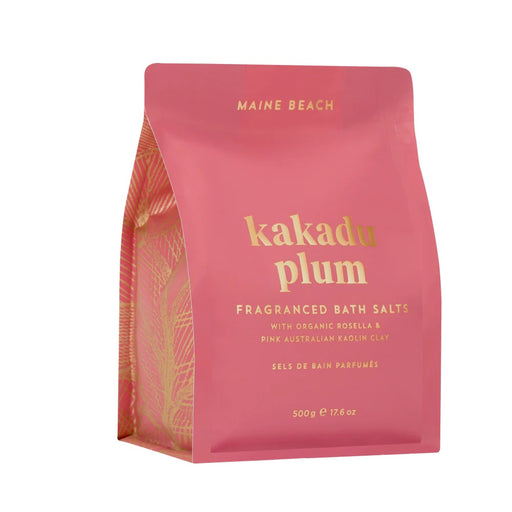 Maine Beach Kakadu Plum - Bath Salts Pouch 500g 