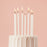 Cake & Candle - Cake Candles Pack of 12 - Pearlised White