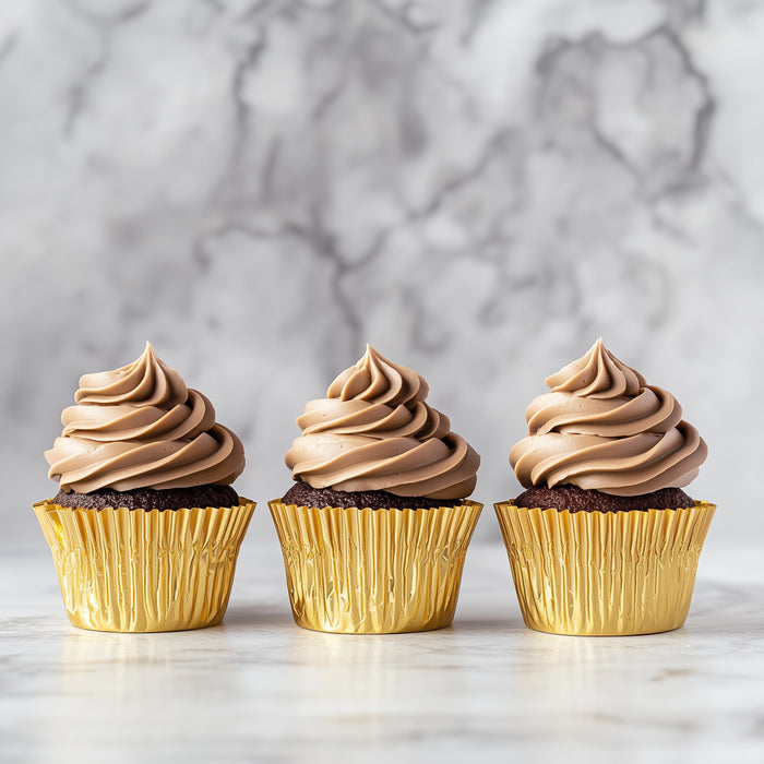 Papyrus Standard 50mm Foil Baking Cups 50 Pack - Gold