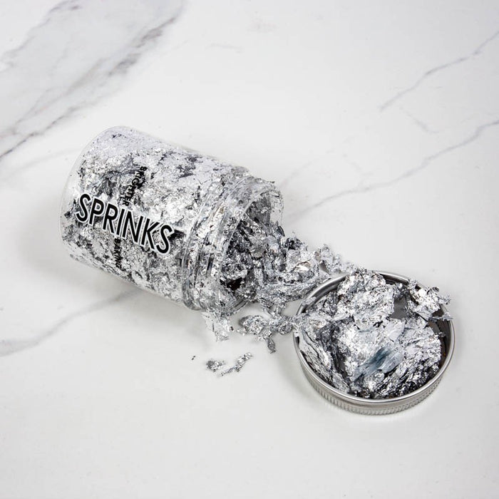 Sprinks Loose Silver Leaf Flakes (2g)