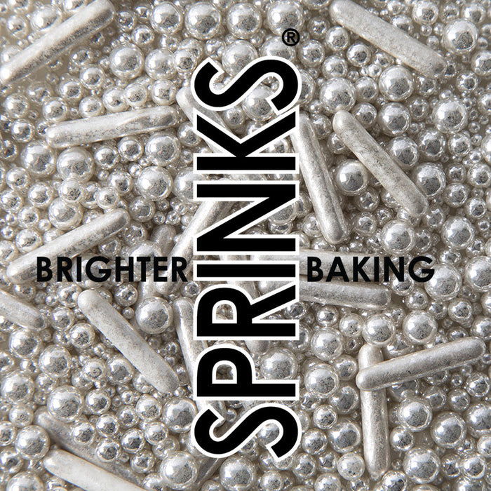 Sprinks Bubble & Bounce Shiny Silver (75g) Sprinkles