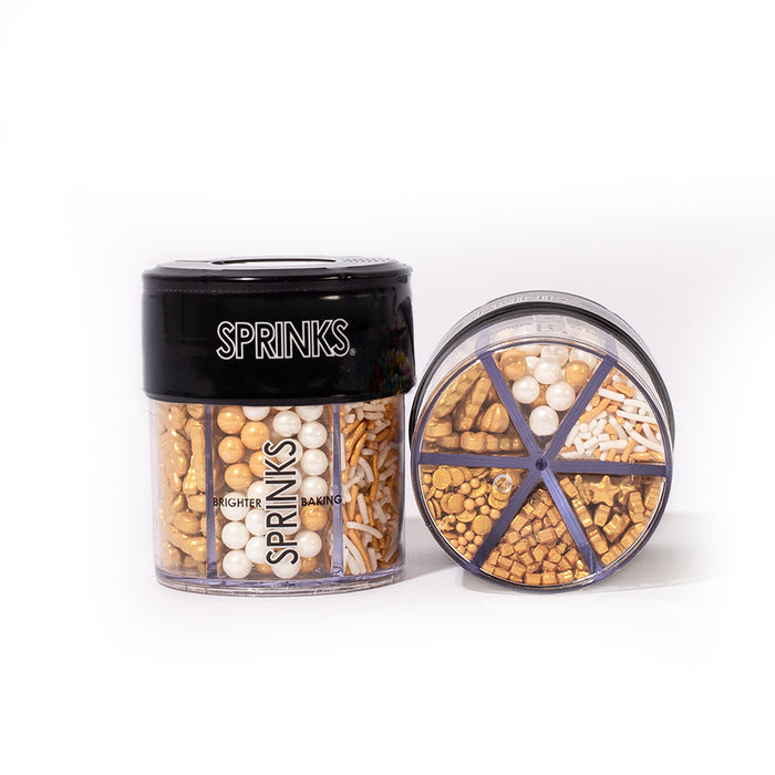 Sprinks 6 Cell Sprinkles 85g - Gold Dreams