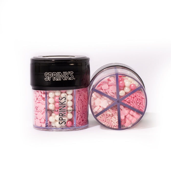 Sprinks 6 Cell Sprinkles 85g - Pink Charm