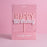 Cake & Candle Cake Topper - Milkshake Happy Birthday Strawberry