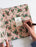 Bespoke Letterpress Heirloom Recipe Book Journal - Strawberries