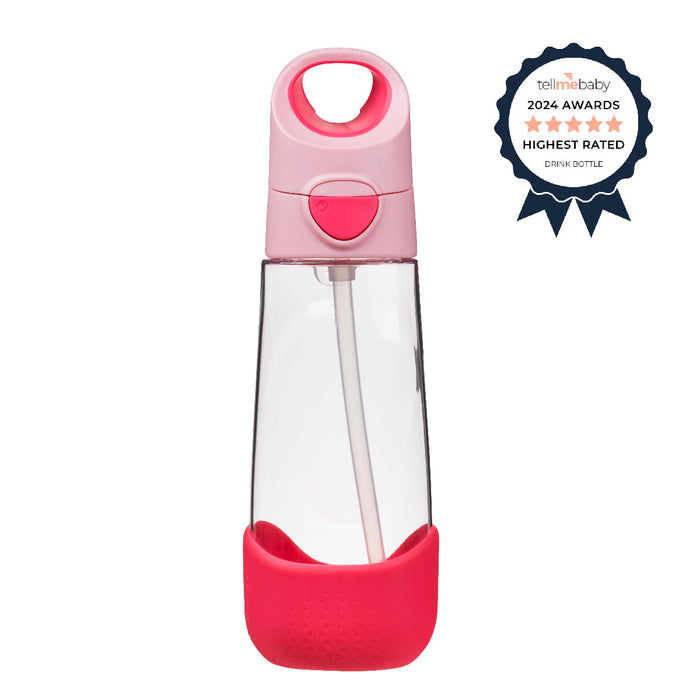b.box Tritan Drink Bottle 600ml - Flamingo Fizz
