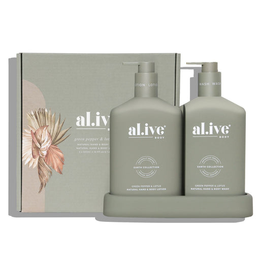 al.ive Hand & Body Duo Set - Green Pepper & Lotus