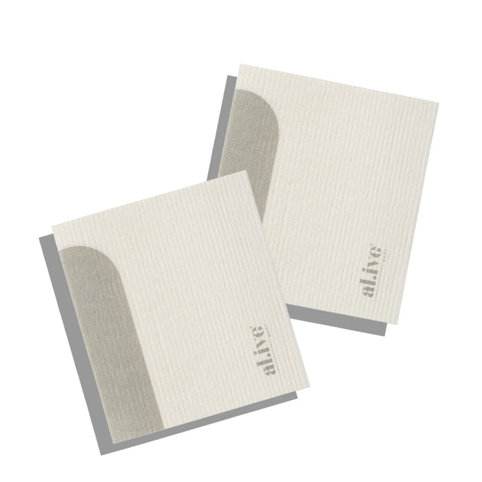 al.ive Kitchen Biodegradable Dish Cloth - 2pk